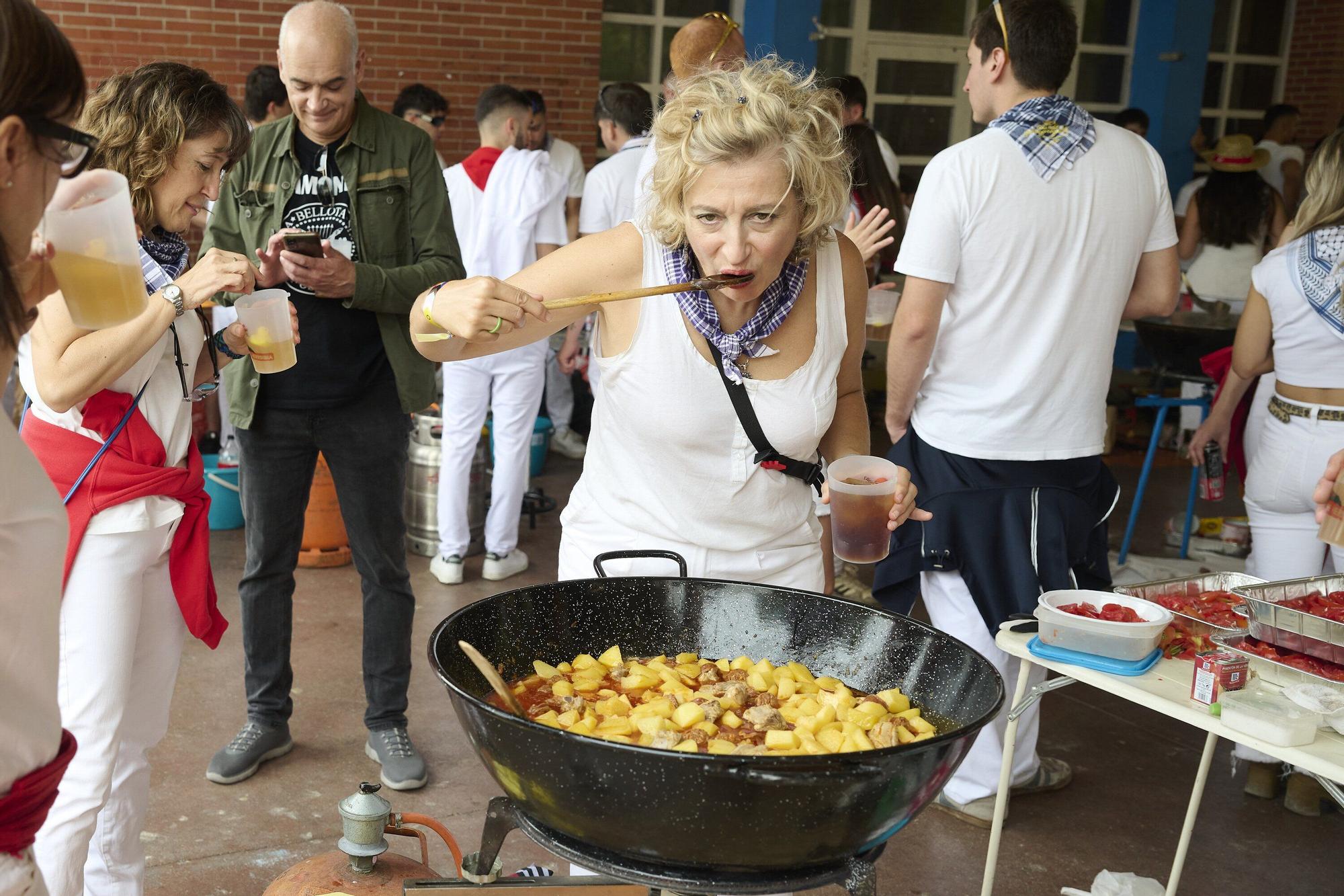 Fotos de la comida del pato en Zizur