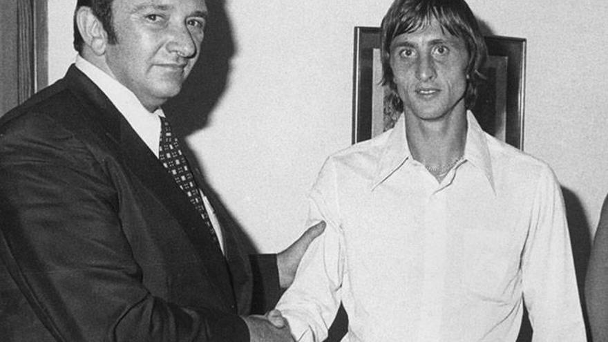 Agustí Montal, el presidente que fichó a Cruyff.