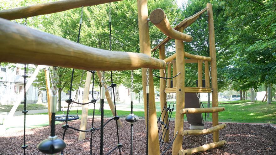 En imágenes: Así es el renovado parque de Judimendi