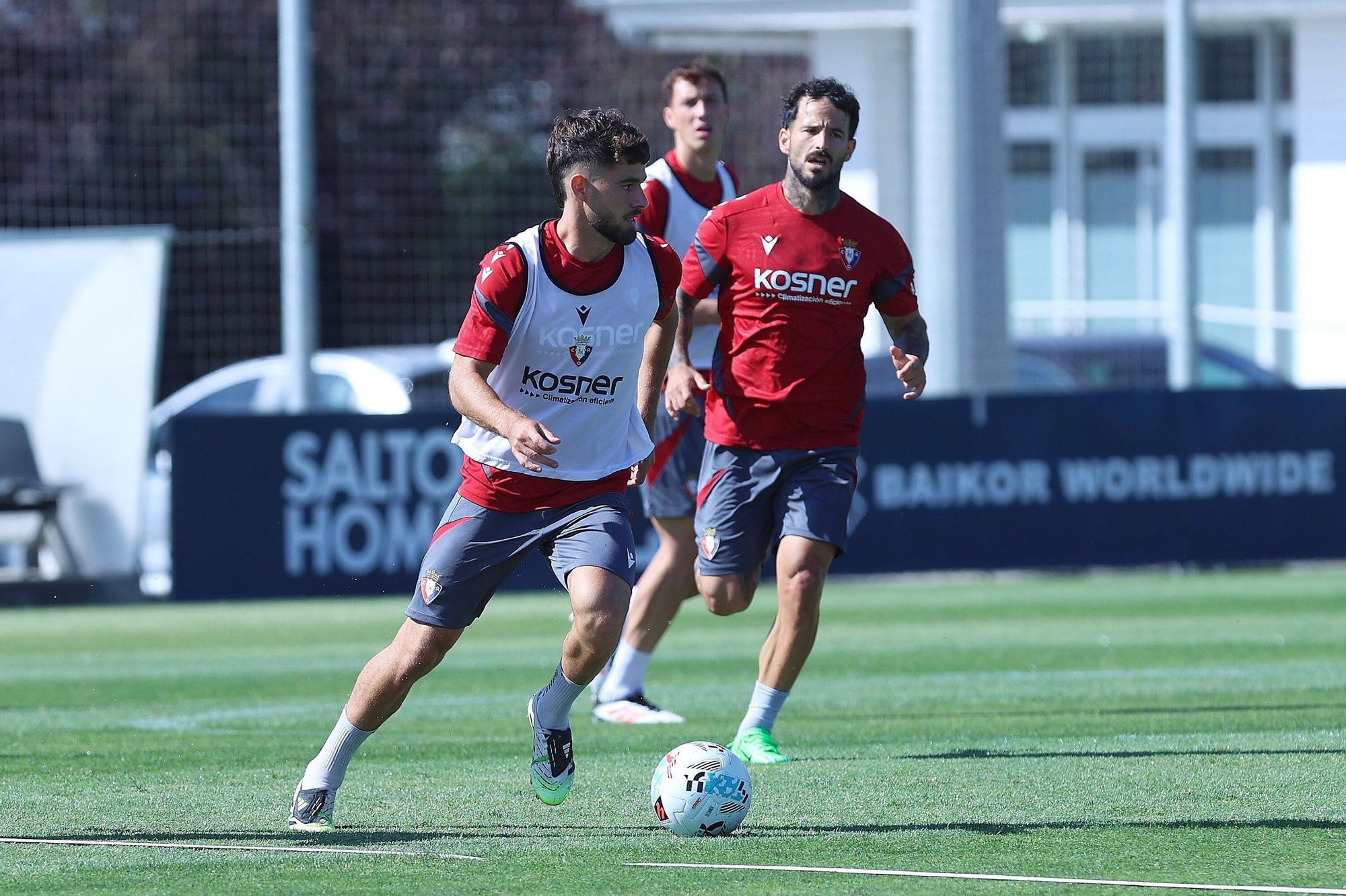 Fotos del último entrenamiento en Tajonar antes del Espanyol-Osasuna