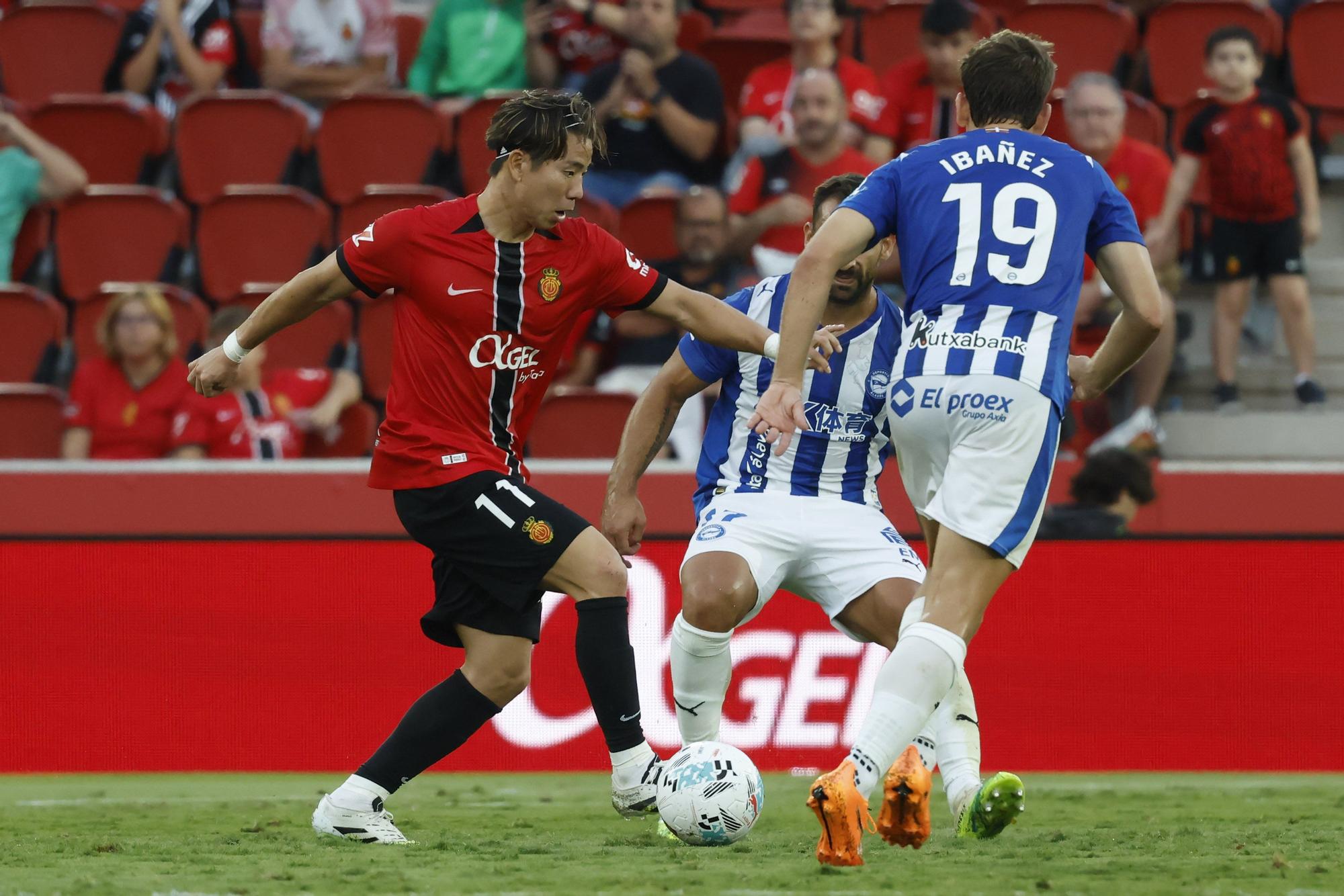 En imágenes: El Alavés pierde ante el Mallorca en Son Moix