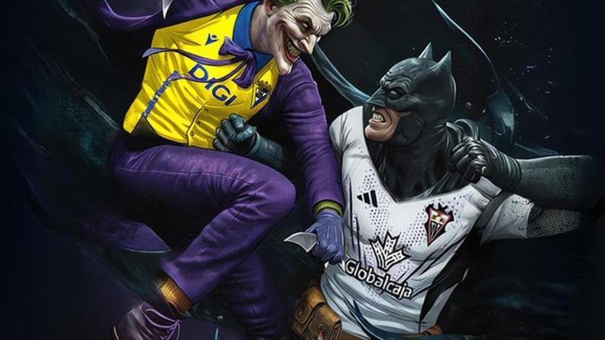 El Cádiz se burla del Real Madrid en el cartel de su partido ante el Albacete