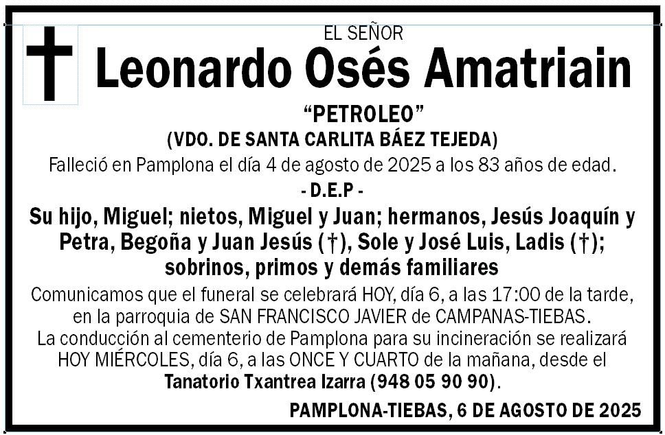Leonardo Osés Amatriain