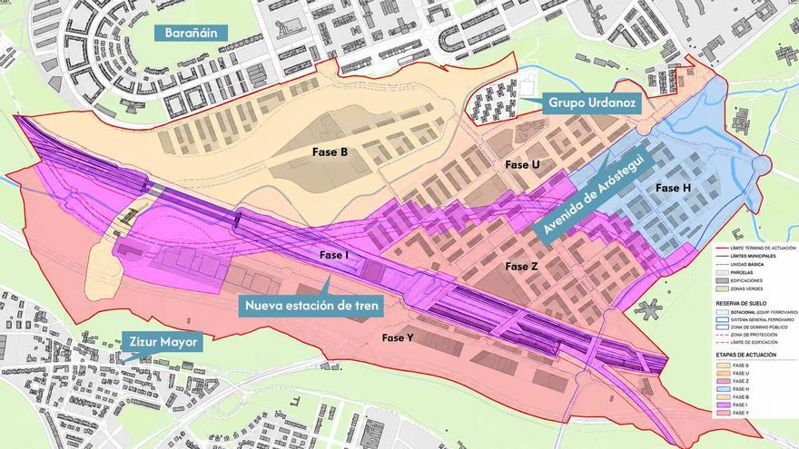 Las primeras 3.500 viviendas del plan de Etxabakoitz se construirán junto a Barañáin
