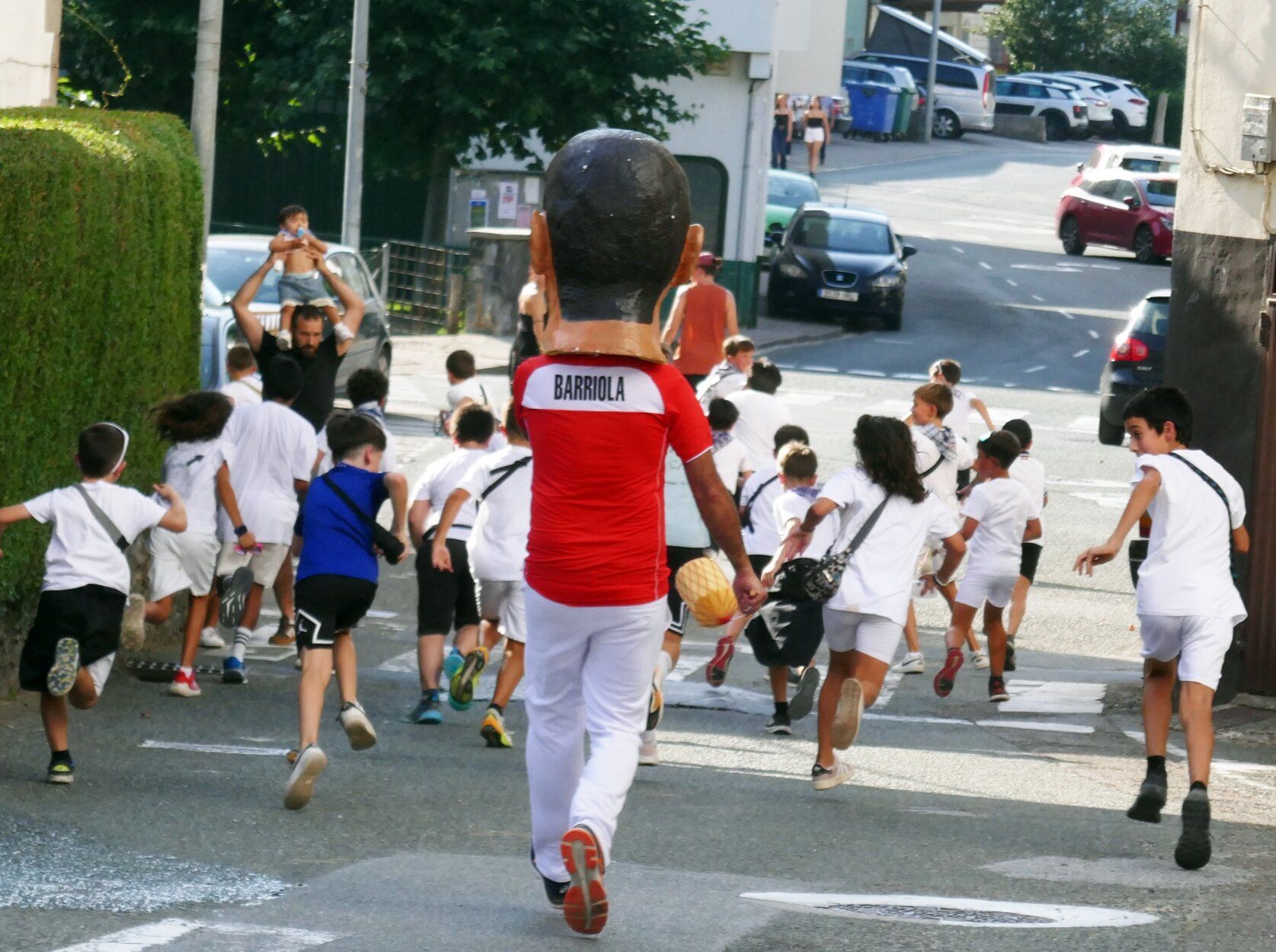 Fotos del inicio de las fiestas en Leitza