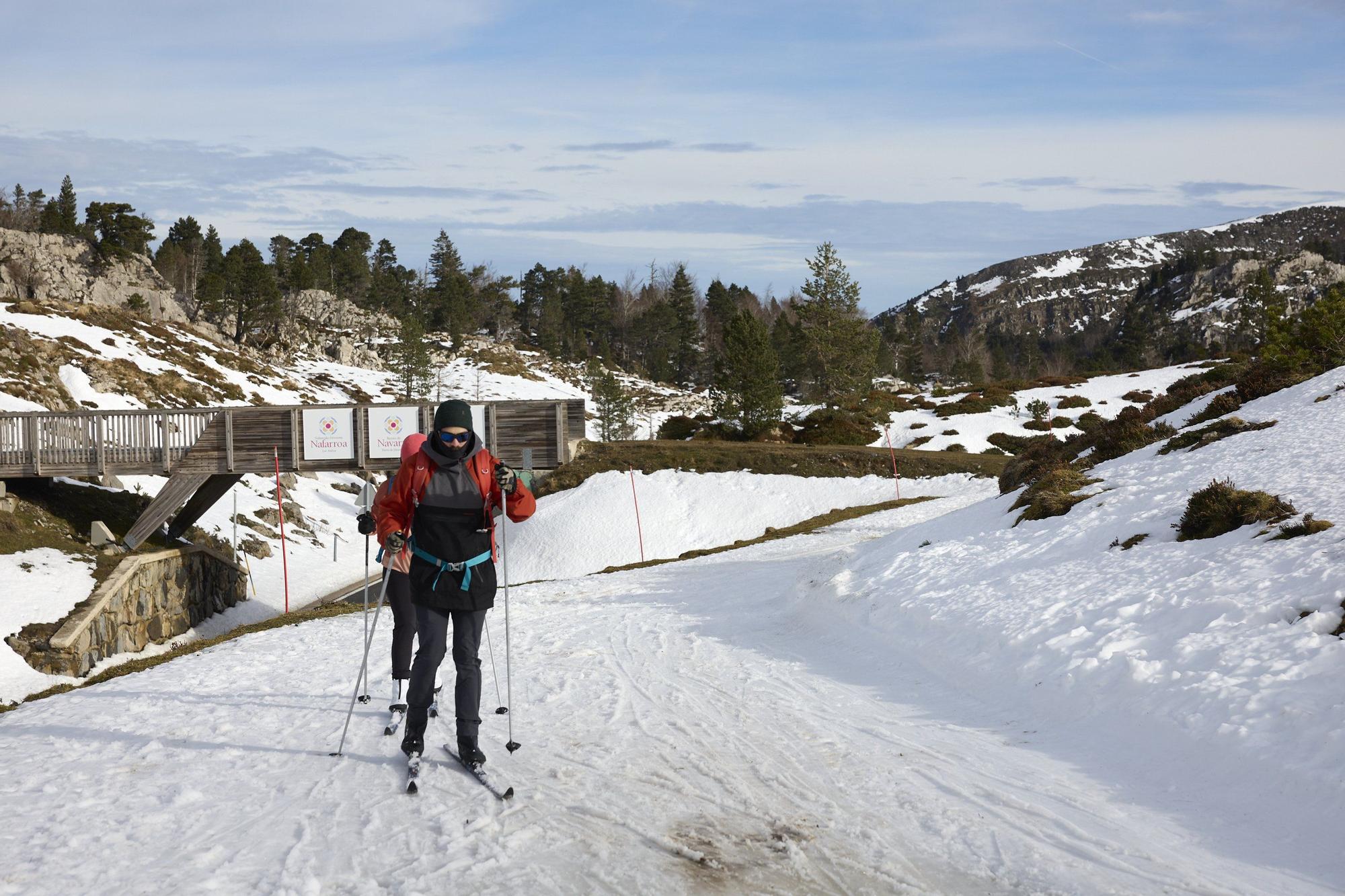 Día de nieve en Belagua