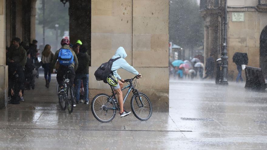 Navarra encadena una semana de tormentas, granizo y un notable descenso de temperaturas