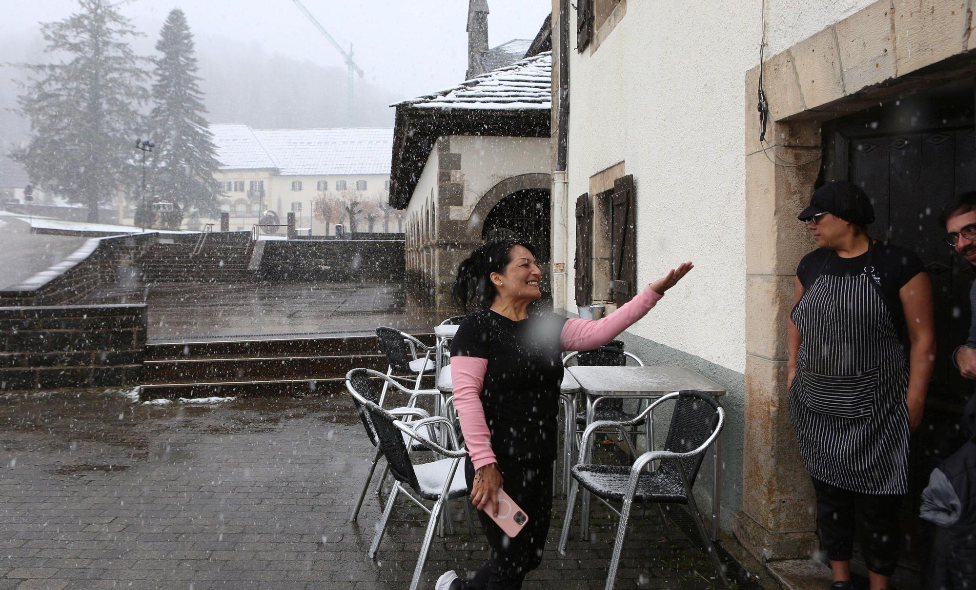 Fotos de la nieve en Navarra (20 de noviembre de 2025)