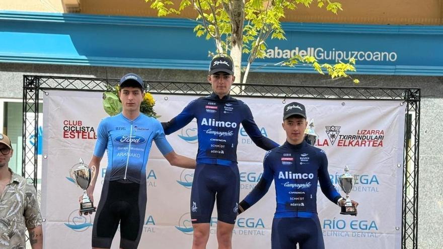 Eguia logra imponerse en Estella al sprint