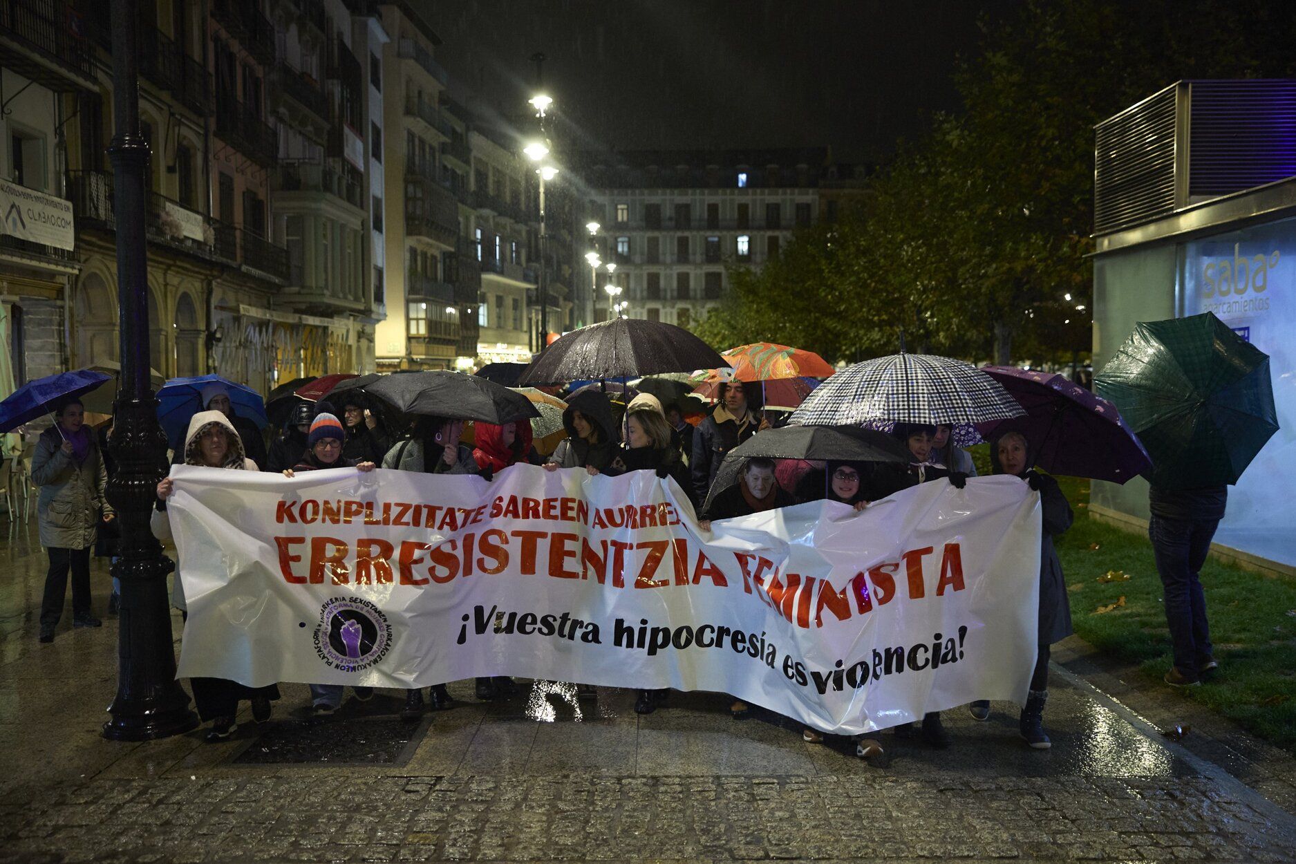 Imágenes de la manifestación del movimiento feminista de este 25N