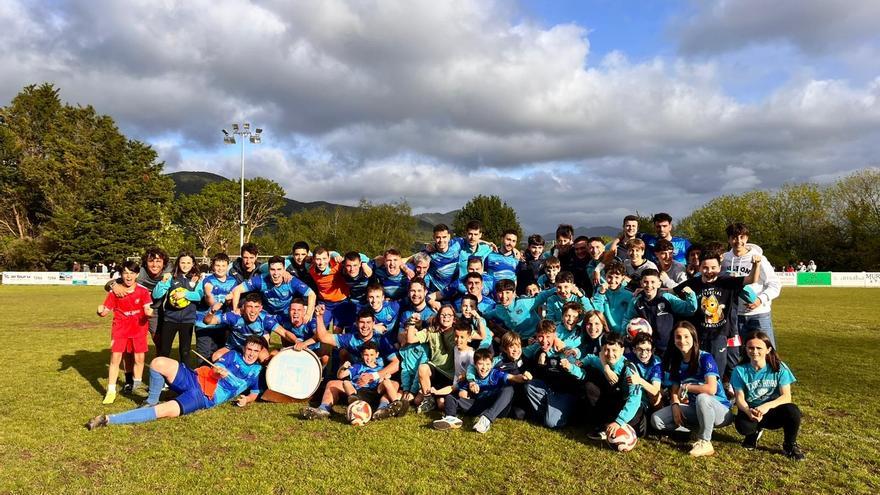 Busturia aplaude el ascenso a segunda división territorial del Busturia Ur Zelai