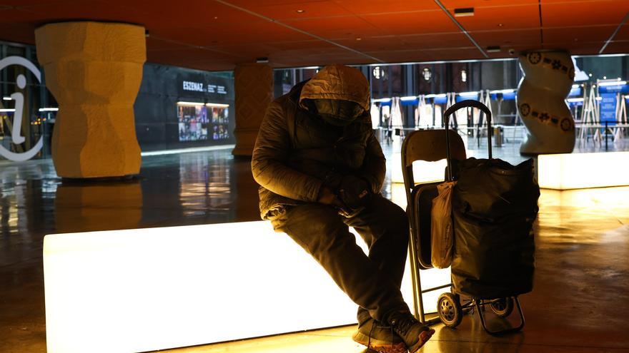 Bilbao cuenta con un dispositivo de emergencia contra el frío para los sin techo