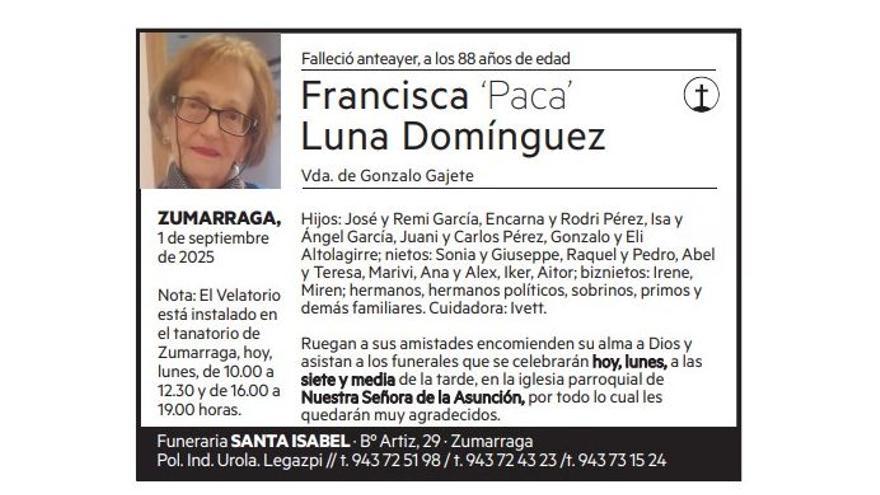 Francisca Luna Domínguez