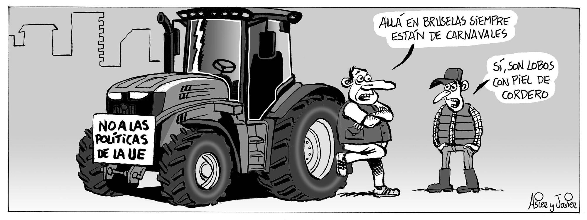La tira de Asier y Javier del domingo 11 de febrero