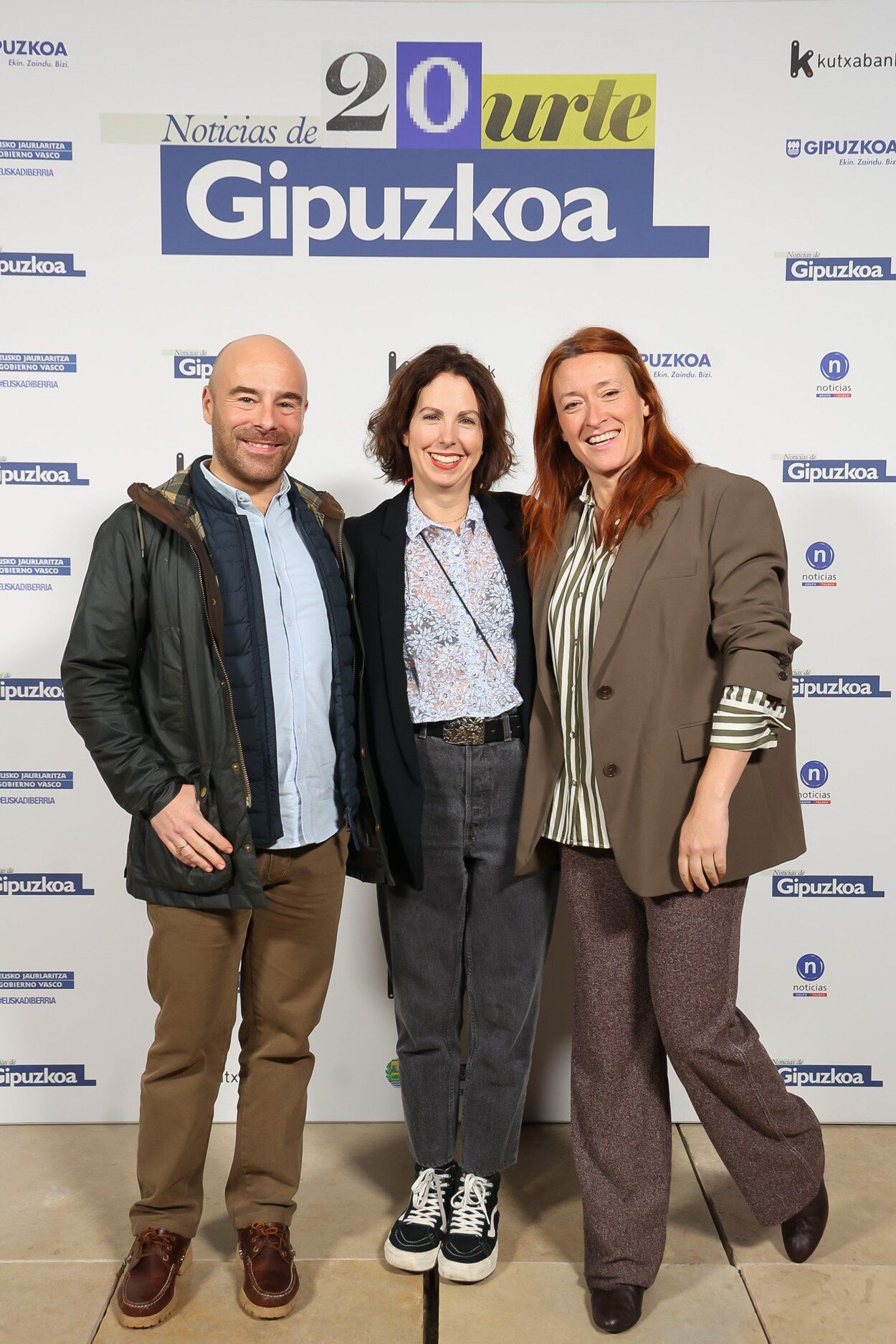 Ion Estala y Ana Barrantes de (Node) con Amaia Blanco