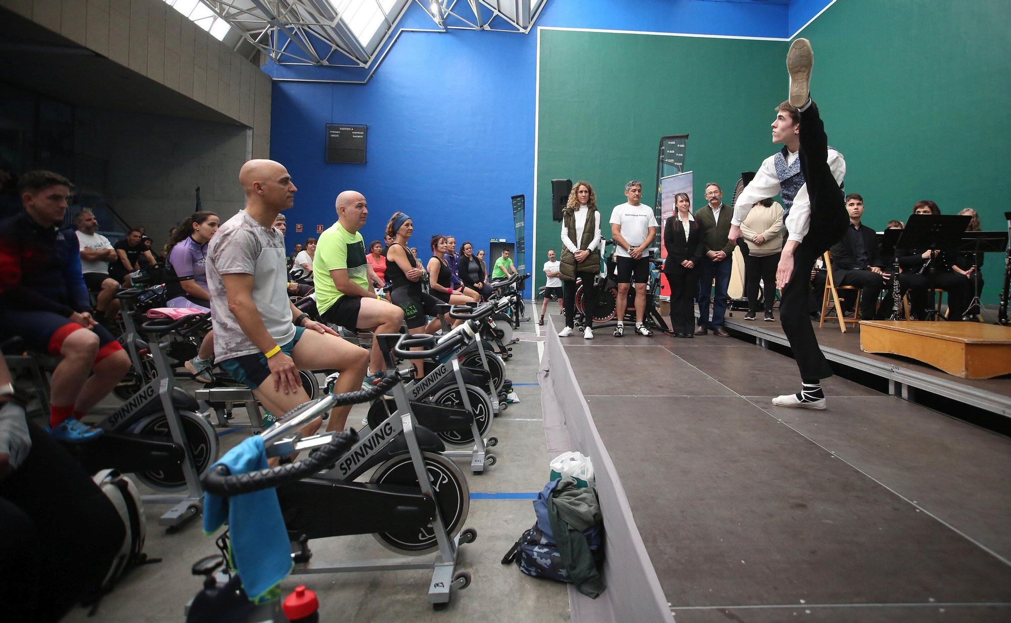 Spinning Band Solidario en Ororbia: música y deporte en directo por una buena causa