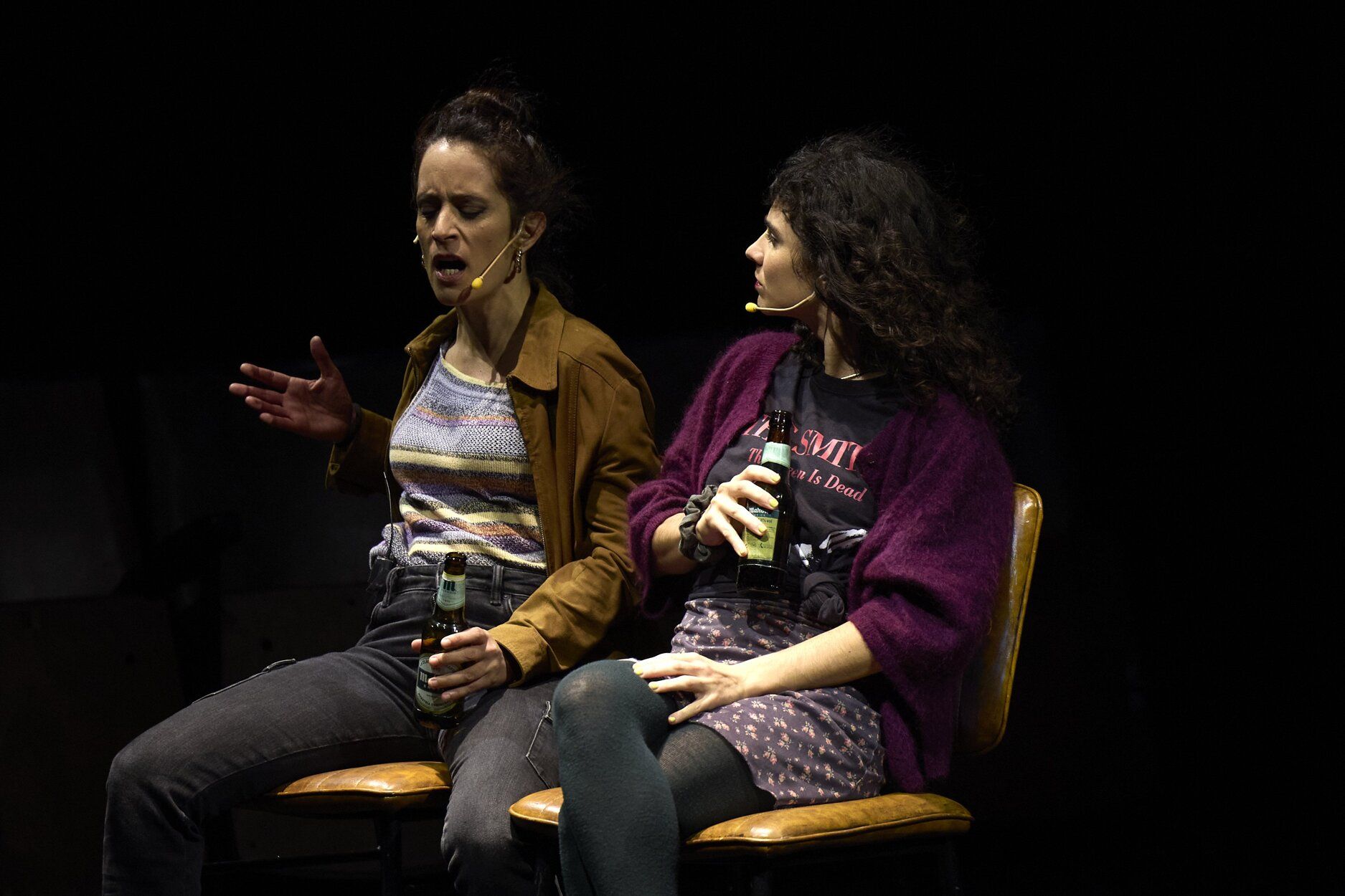 Imágenes de la representación de 'De Nao Albert y Marcel Borràs' en el Festival de Teatro de Olite