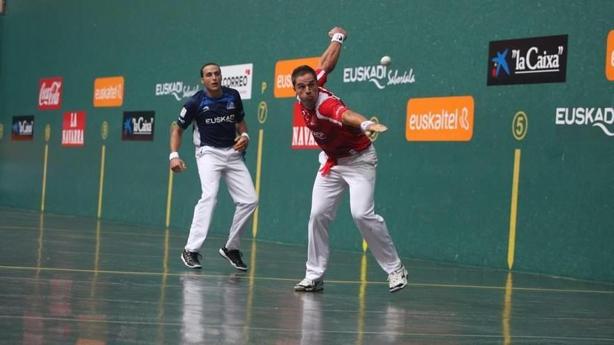 La semifinal Olaizola II-Irujo se jugará el domingo en Bilbao