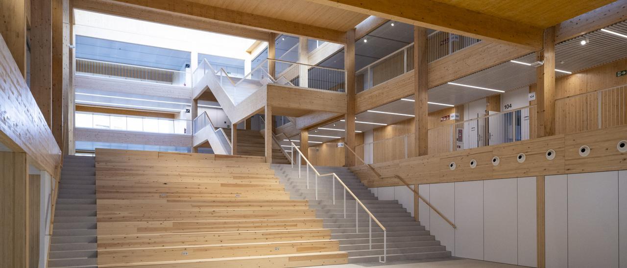 Fotos del nuevo edificio de la Facultad de Ciencias de la Salud de la UPNA