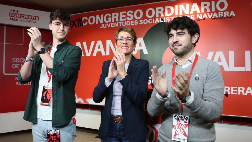 Chivite alerta a los jóvenes sobre los mensajes populistas de la ultraderecha
