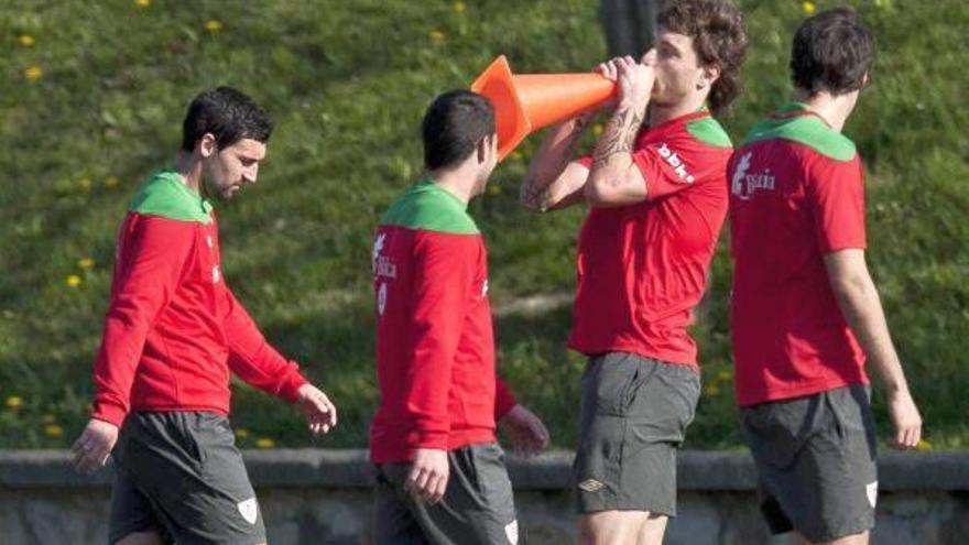 El Athletic prepara el partido ante el Schalke