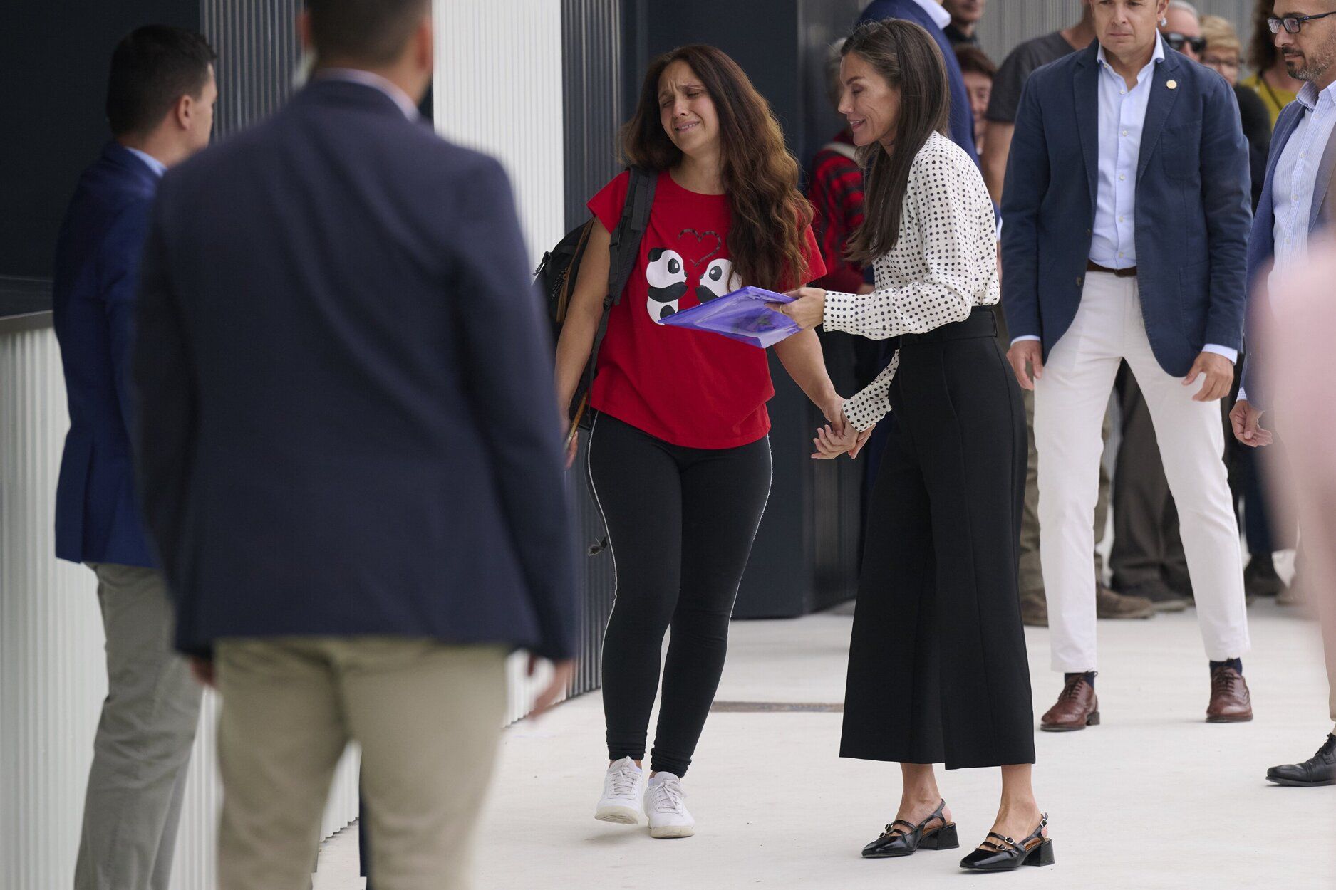 Fotos de la visita de la reina Letizia al CIP FP Lumbier IIP