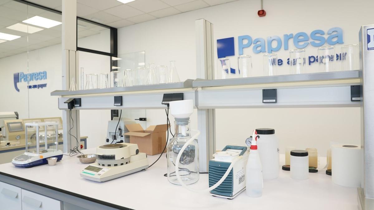 Laboratorio en Papresa.