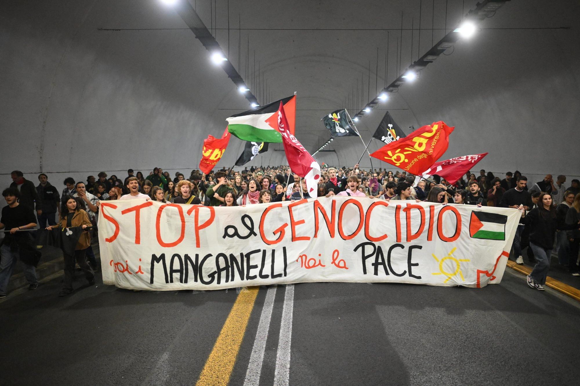 Protestas y disturbios tras la interceptación de la Flotilla Global Sumud