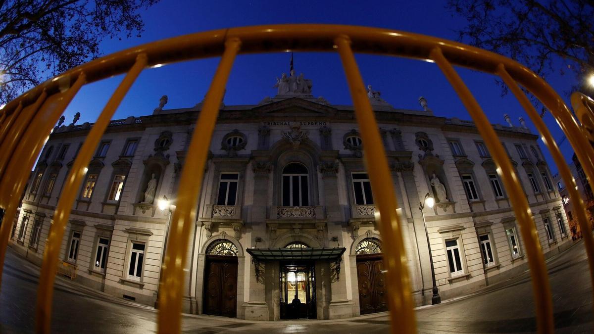 Fachada del Tribunal Supremo.
