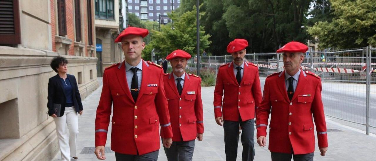 El jefe de la Policía Foral: "Es un golpe muy duro, eran compañeros de mucha valía personal y profesional"