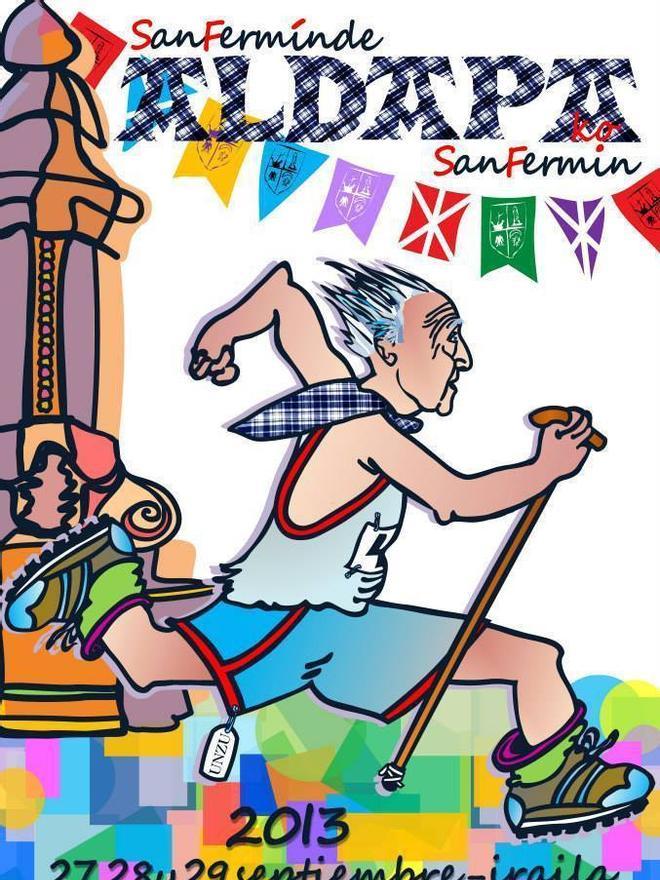 Recorrido histórico por los carteles de San Fermín Txikito