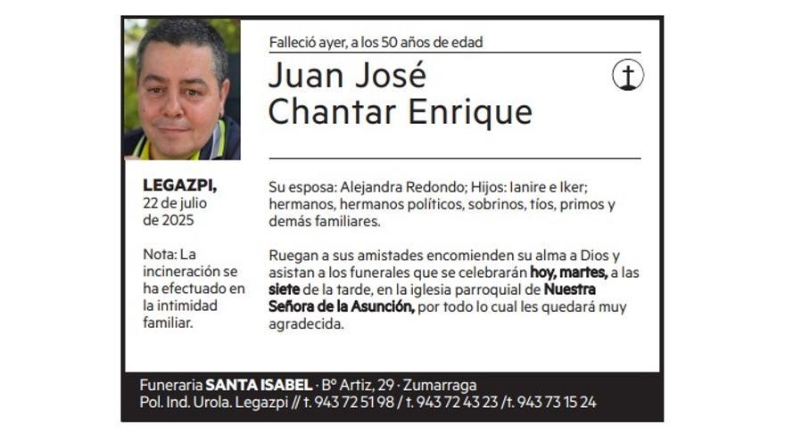 Juan José Chantar Enrique