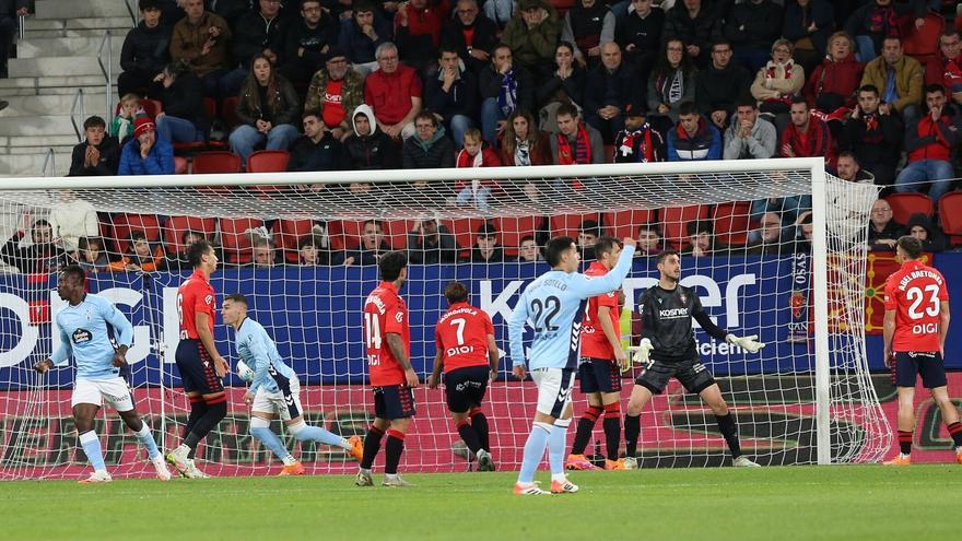El 1x1 de la derrota de Osasuna contra el Celta