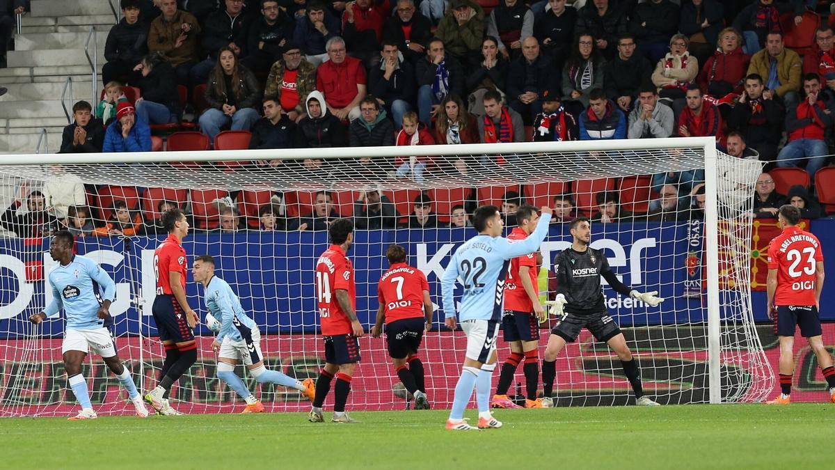 El 1x1 de la derrota de Osasuna contra el Celta
