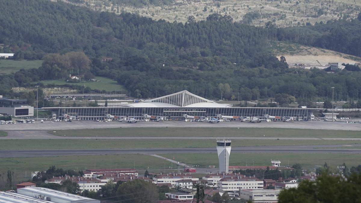 Imagen del aeropuerto de Bilbao
