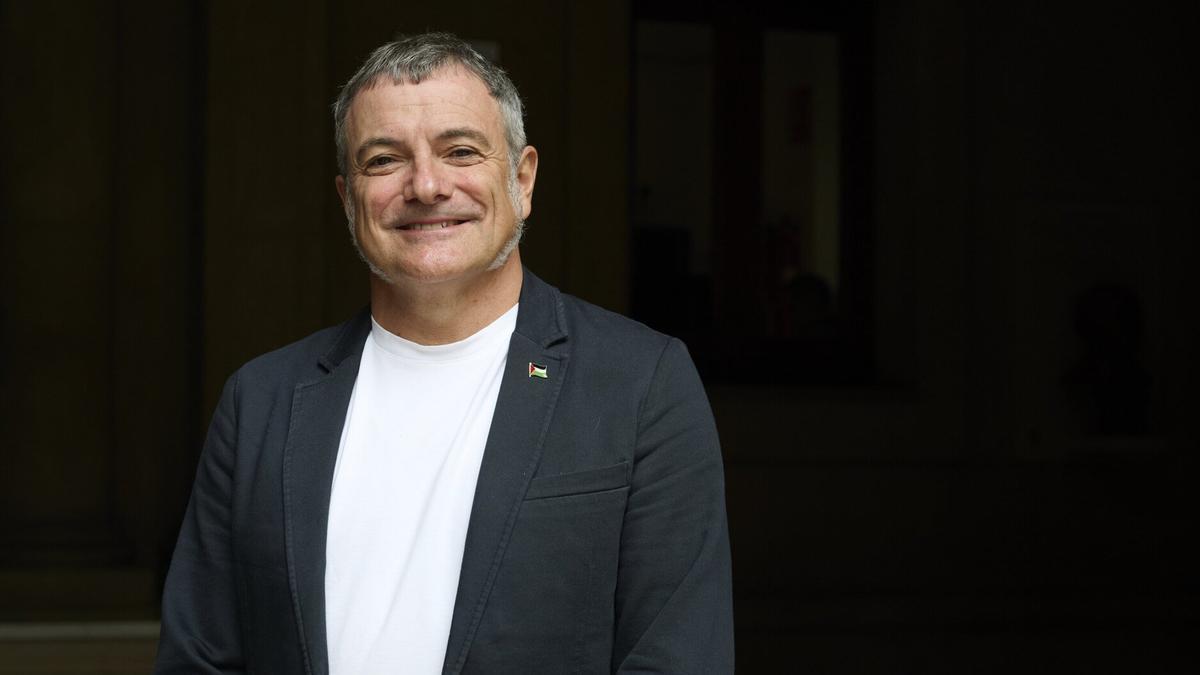 Mikel Armendáriz, concejal del Ayuntamiento de Pamplona, responsable de comercio, turismo y cooperación.