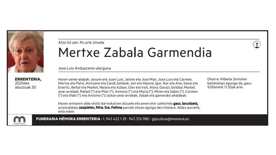 Mertxe Zabala Garmendia