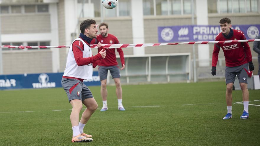 Fotos del entrenamiento de Osasuna este 1 de enero de 2026