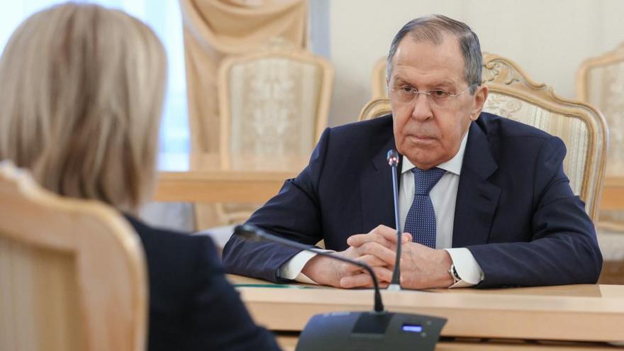 Lavrov ha criticado que las conversaciones con Liz Truss han sido un diálogo de sordos.