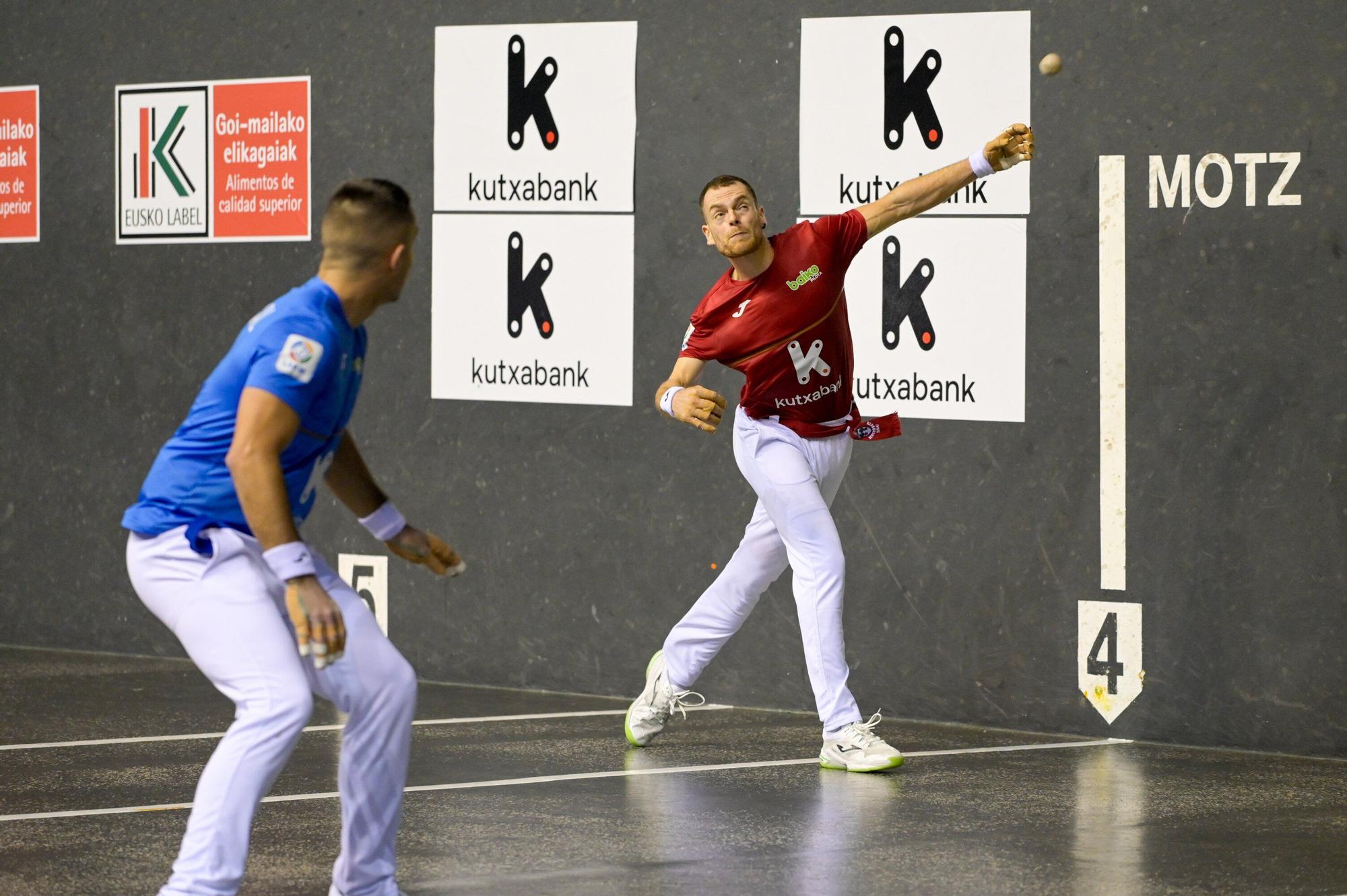 Larrazabal-Mariezkurrena II superan a Laso-Albisu en la tercera jornada del Campeonato de Parejas.