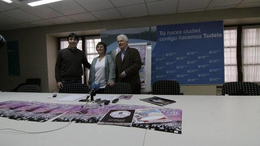 Diego Carasusán, Blanca Aldanondo y Luis Durán, ayer en la rueda de prensa.
