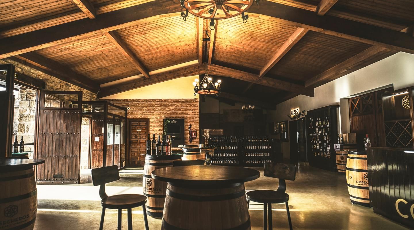 Interior de la Bodega Cooperativa Cosecheros.