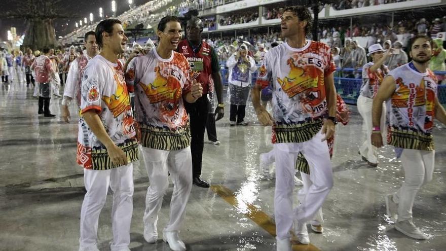 Nadal y Ferrer lo dan todo en el carnaval de Río