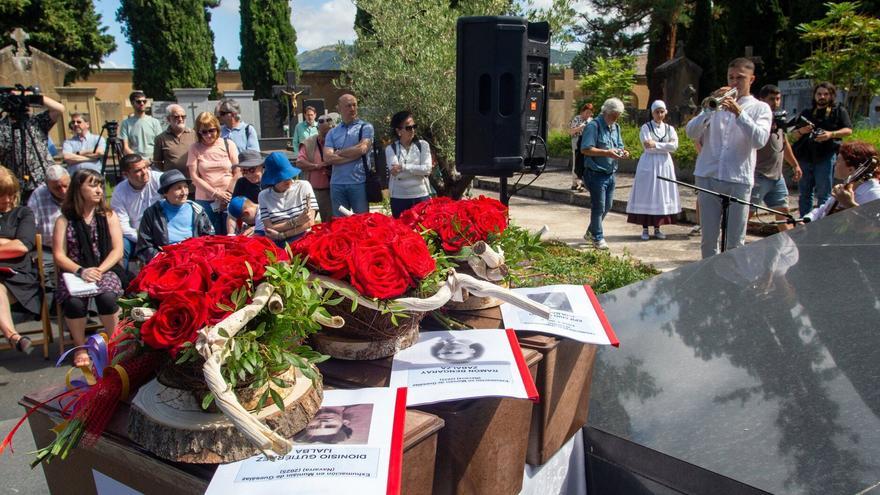 Navarra entrega los restos de Ramón Berengaray, Epifanio Osorio y Dionisio Gutiérrez