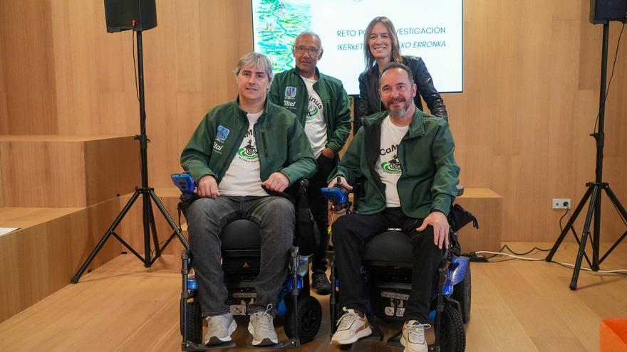 Más de 400 kilómetros en silla de ruedas desde Vitoria a Getafe