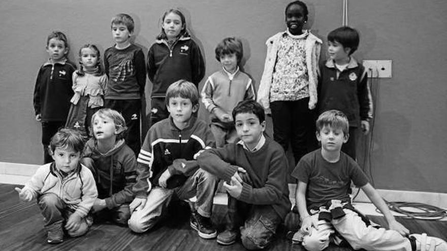 Los pequeños de otros centros cercanos fueron los grandes protagonistas.
