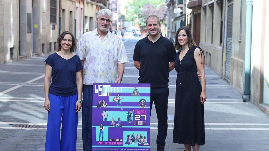 La calle Nueva de Pamplona inaugura este sábado su festival cultural ‘450M Fest’