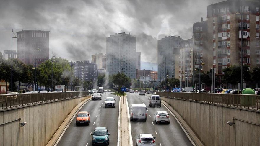 Empeora la calidad de aire en Vitoria por la llegada de la calima