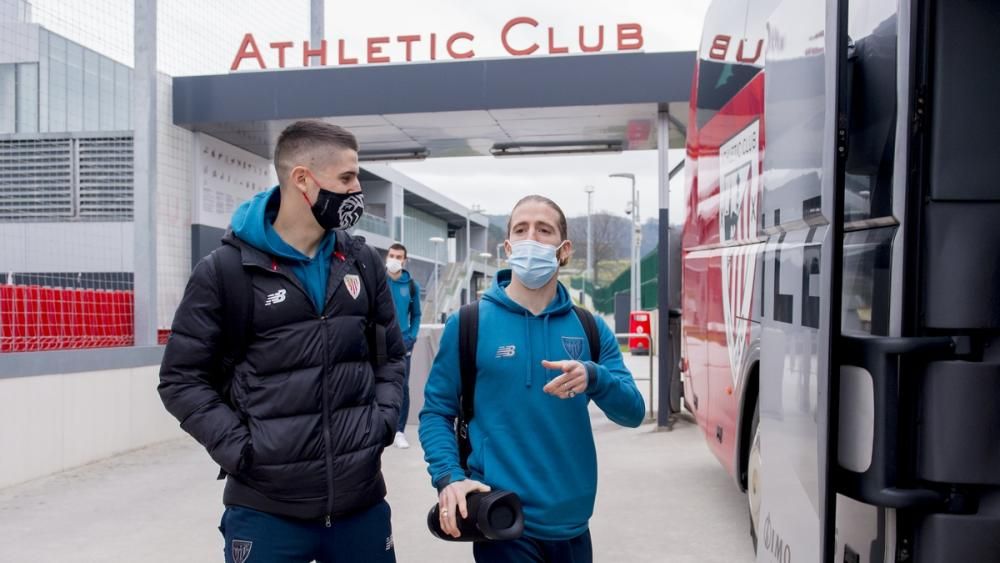 Viaje del Athletic a Málaga por la Supercopa