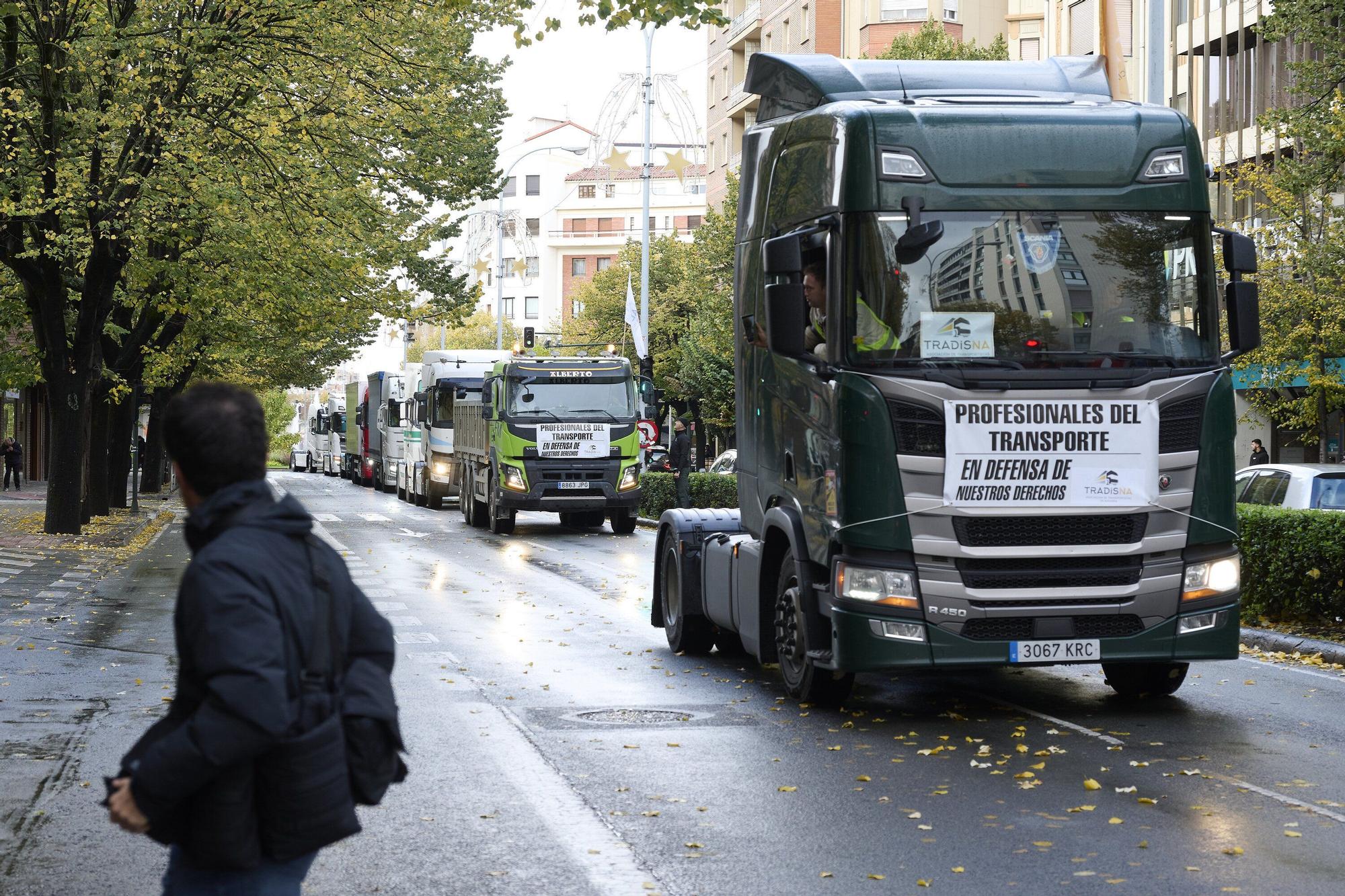 Fotos de la camionada en Pamplona (sábado 8 de noviembre de 2025)